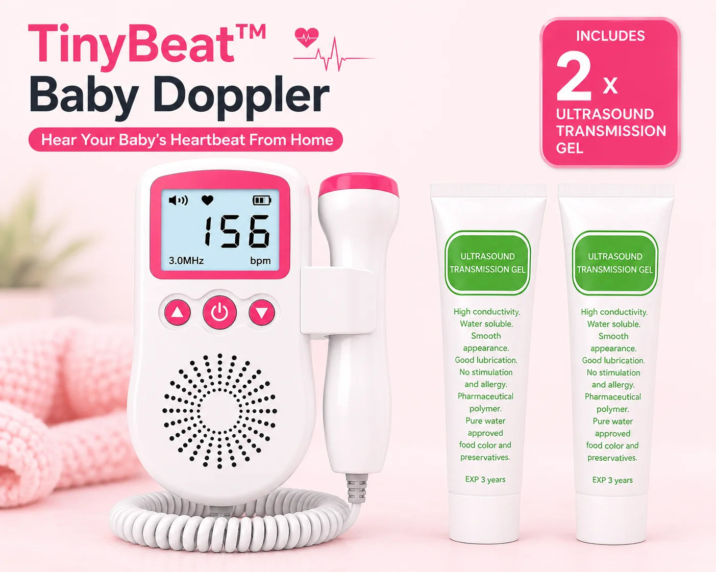 Kylora™ TinyBeat Baby Doppler