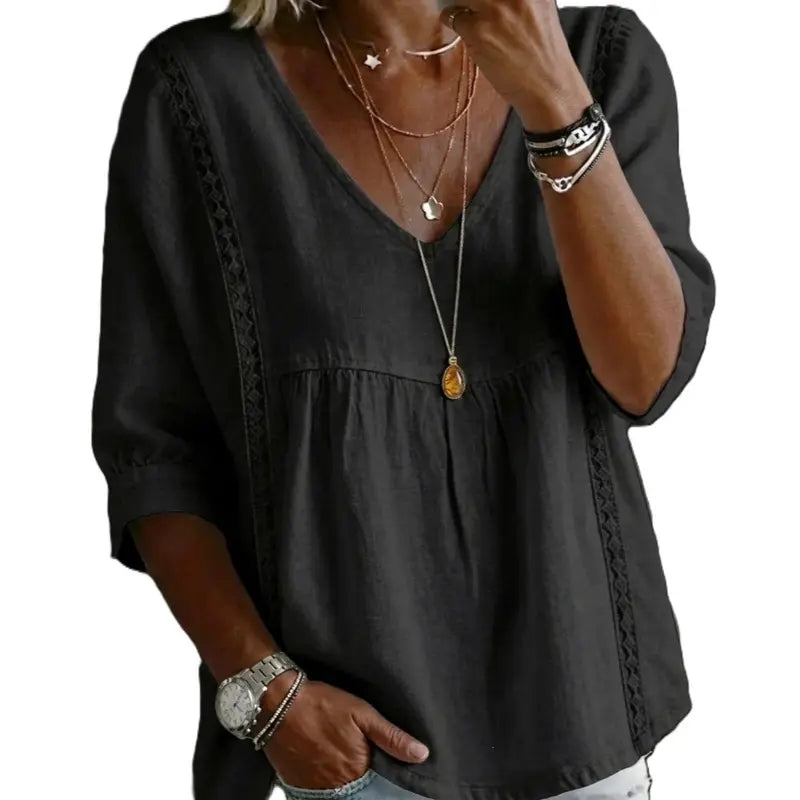 Kylora™ Flowy Elegance Women Blouse