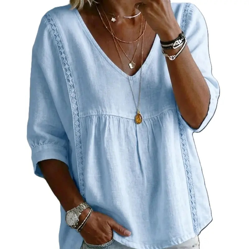 Kylora™ Flowy Elegance Women Blouse