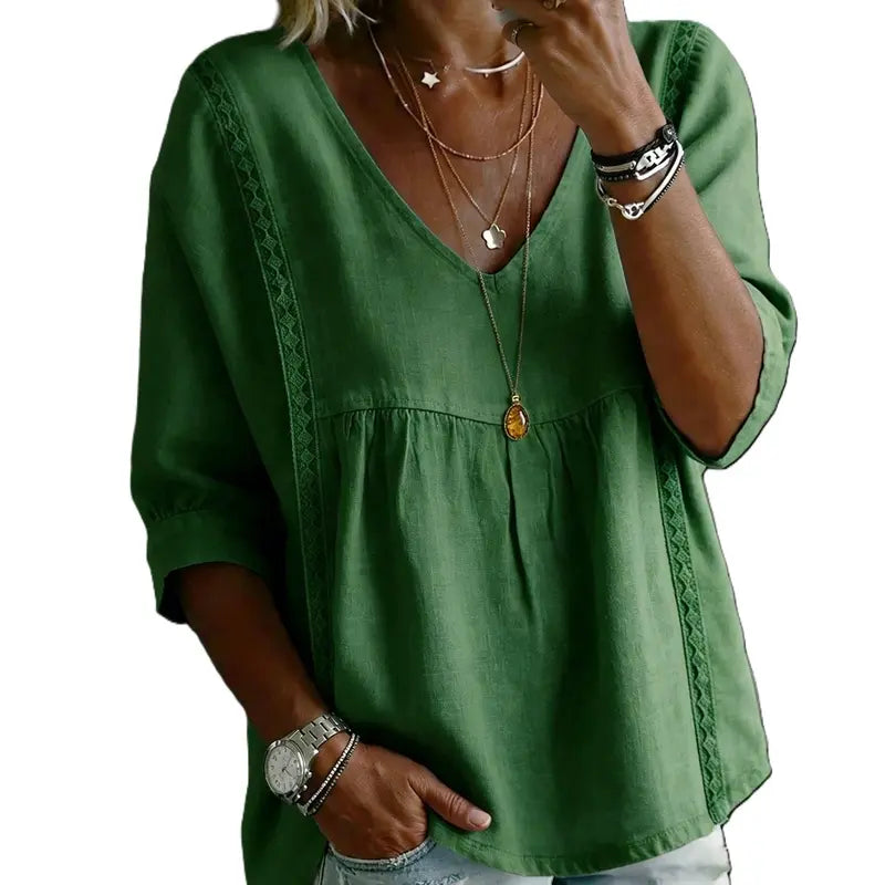 Kylora™ Flowy Elegance Women Blouse