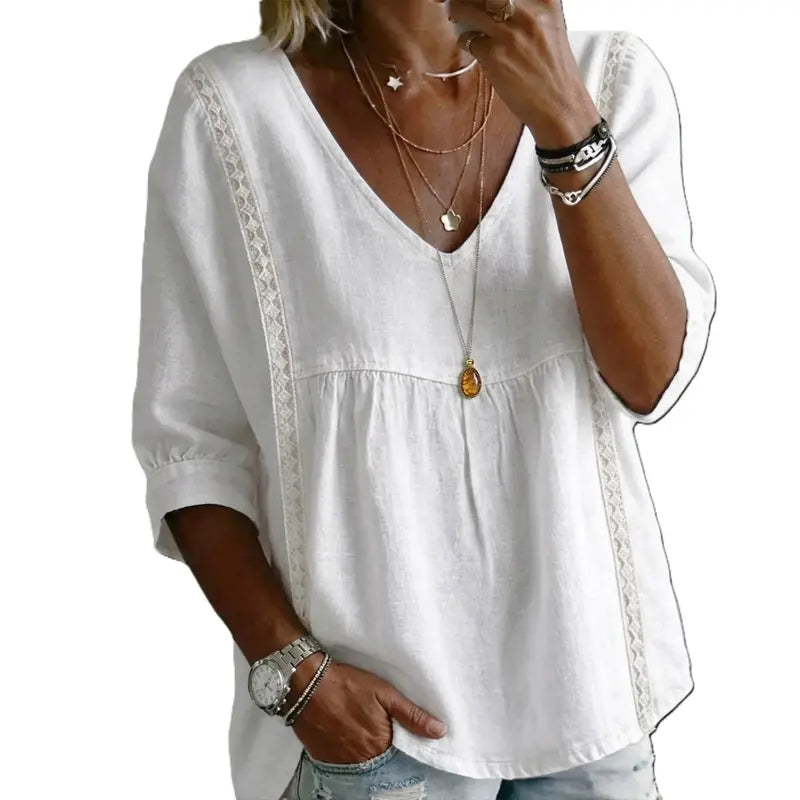 Kylora™ Flowy Elegance Women Blouse